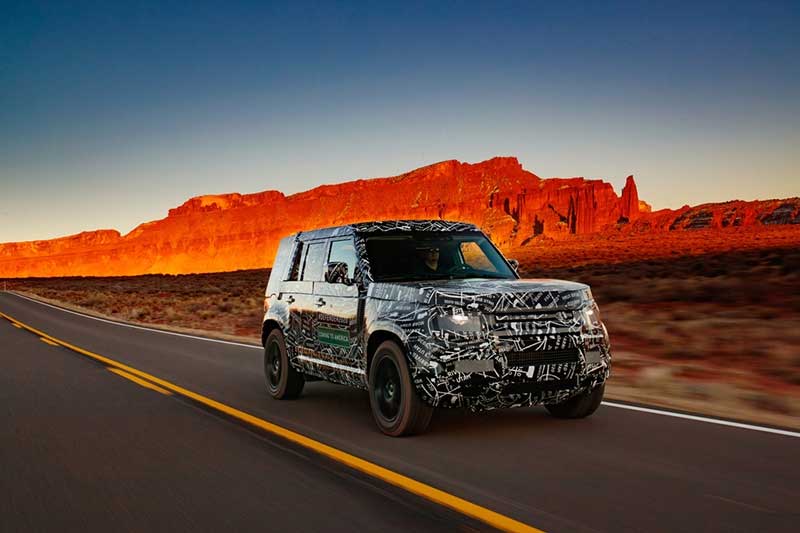 Land Rover Defender In The American West
