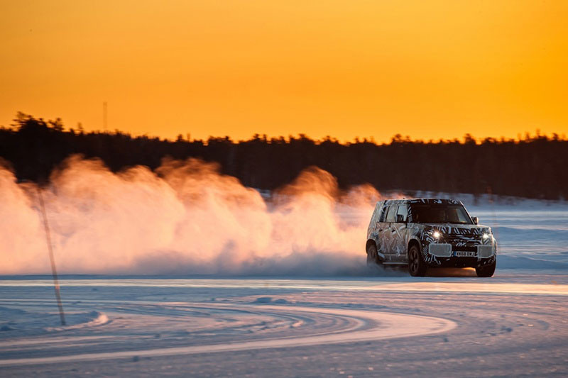 Land Rover Defender Test Mule In Sweden